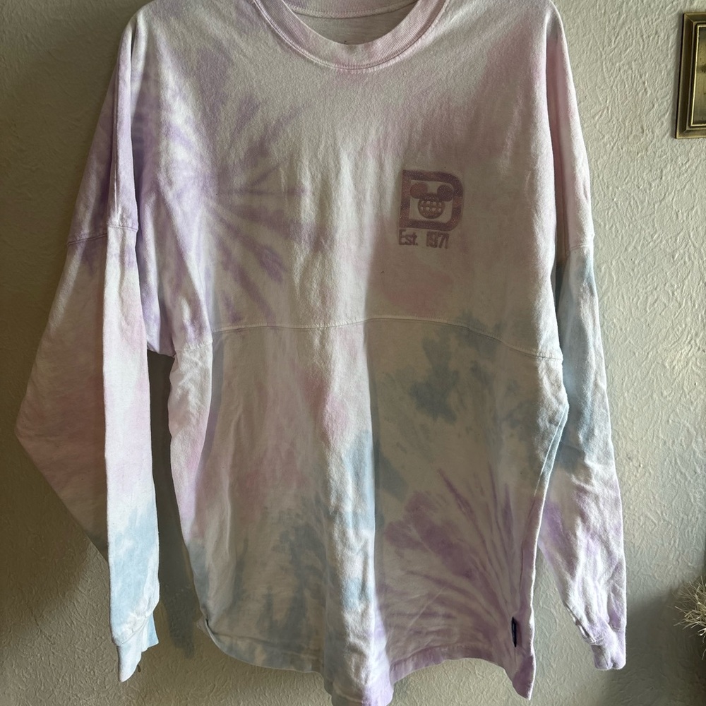 Disney Pastel Tie-Dye Long Sleeve Tee